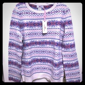 Vineyard Vines Fair Isle Crew Neck Sweater NWT